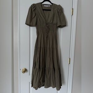 And Now This Chic Olive Maxi Dress